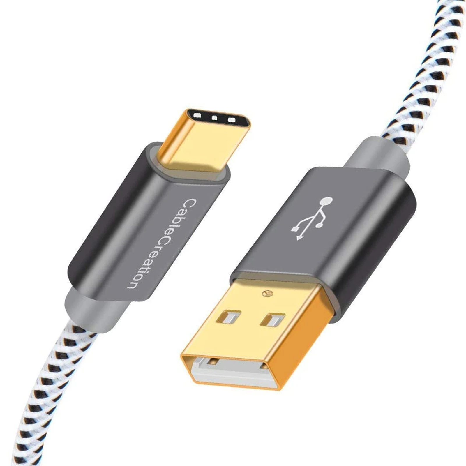 CableCreation USB Tipi C Kablosu İçin Huawei P30 Pro Mate Samsung S21 Xiaomi 11 Pro kablolu telefon Şarj Cihazı USB Tip-C Veri Kablosu 3M