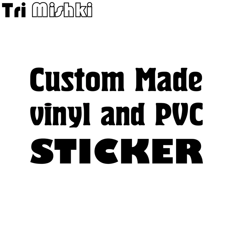 Tri Mishki Custom Made Sticker Araba Çıkartmaları Vinil veya Pvc Çıkartması Araba Oto Çıkartmaları Araba Tampon / arka Cam Yansıtıcı ve Waterpro