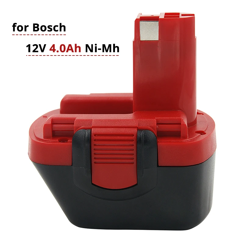 BAT043 BAT045 4000mAh Ni-MH 12 V Güç Araçları şarj edilebilir pil için Bosch 12 V Matkap GSR12VE-2 PSR12VE-2 BAT120 BAT046 BAT049