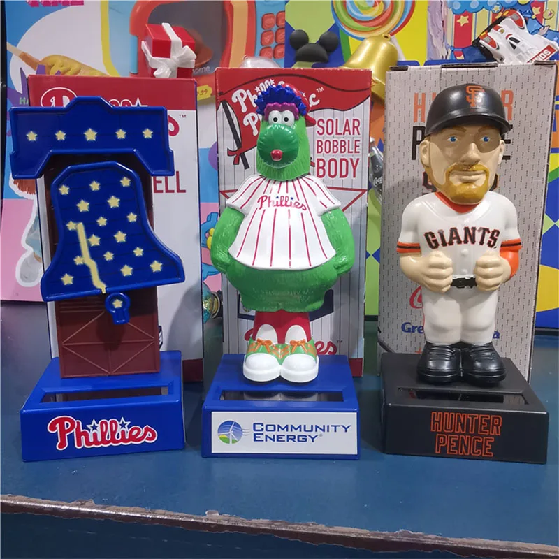Amerikan Beyzbol Philadelphia Phillies Phillies Vücut Sarsılmış Olabilir Model Oyuncaklar Maskot Koleksiyonu Süsler Masaüstü Dekor