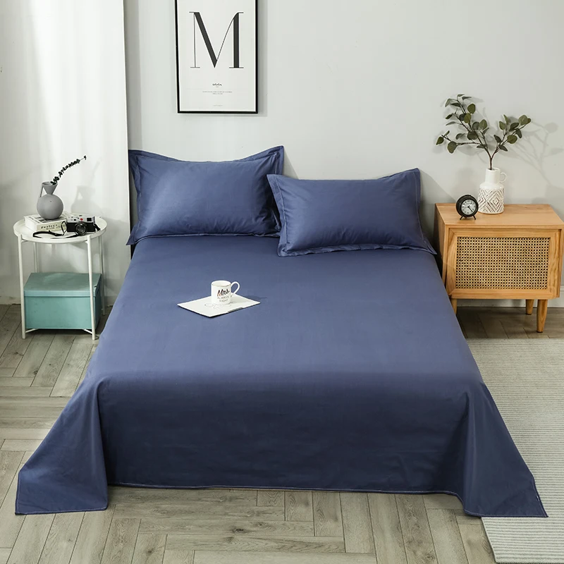 100 % pamuk yatak örtüsü yatak Morandi renk çarşaf ev çarşafları Yatak Örtüleri çarşaf doğa sağlıklı Yatak örtüsü / ekose