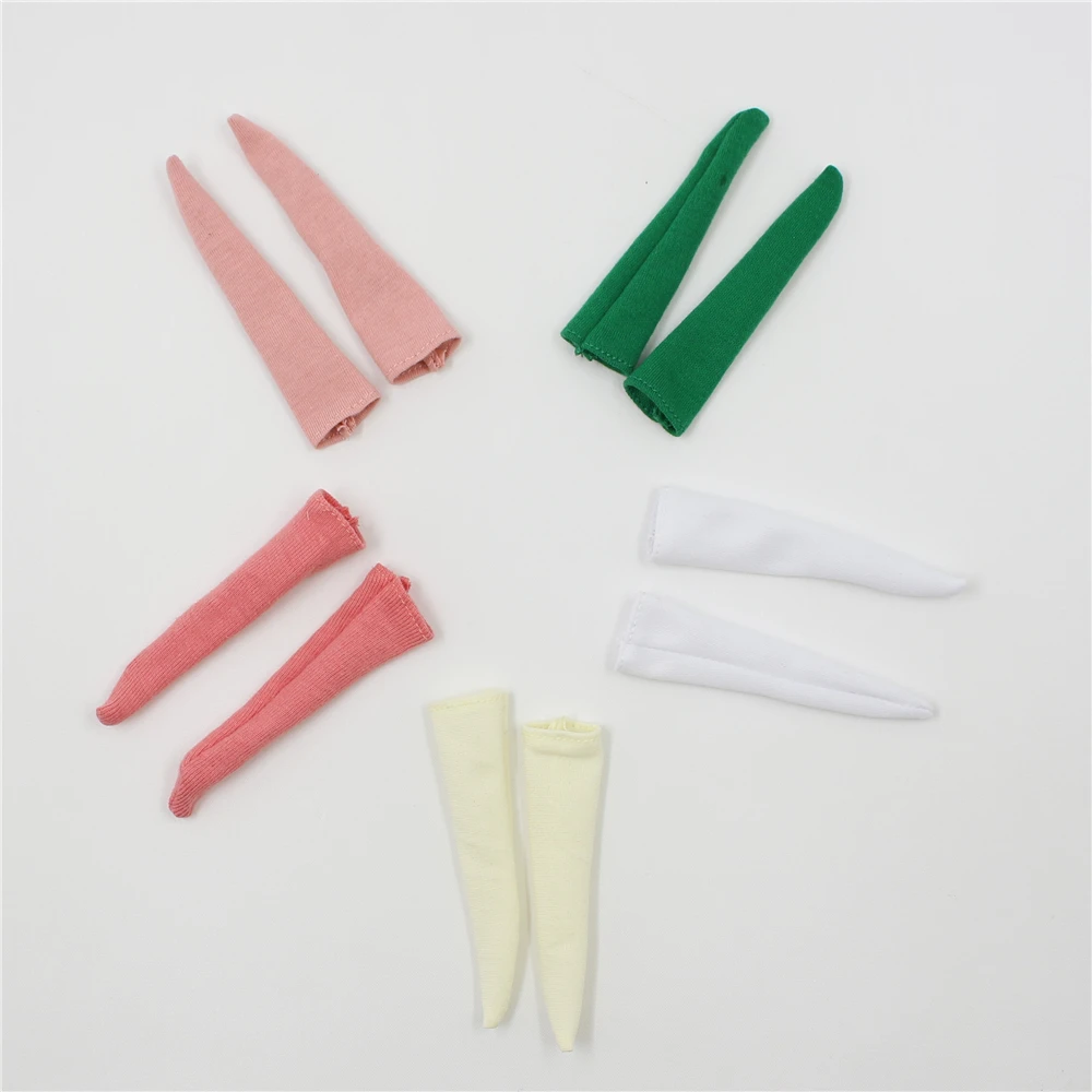 Ücretsiz kargo 5 renkler çorap için uygun 1/6 blythe doll 30 cm yüksek Buzlu bebek Bjg DIY oyuncaklar moda aksesuarları