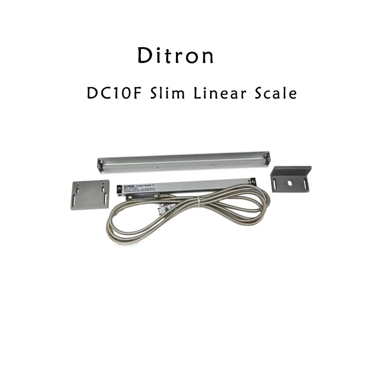 Ditron DC10F İnce Doğrusal Ölçek 50 100 150 200 250 300 350 400mm Seyahat Dar Optik Kodlayıcı 5um 0.005 mm TTL 5V Cetvel Görüntü 1 