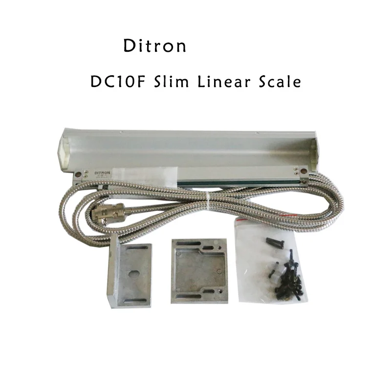Ditron DC10F İnce Doğrusal Ölçek 50 100 150 200 250 300 350 400mm Seyahat Dar Optik Kodlayıcı 5um 0.005 mm TTL 5V Cetvel Görüntü 3 