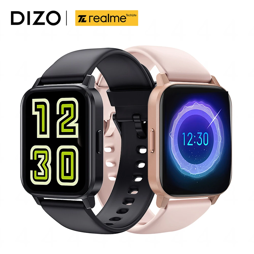 DIZO İzle 2 Spor Smartwatch akıllı saatler Elektronik Dokunmatik Ekran Bağlı İzle Adam Su Geçirmez Kalp Hızı Uyku Parça
