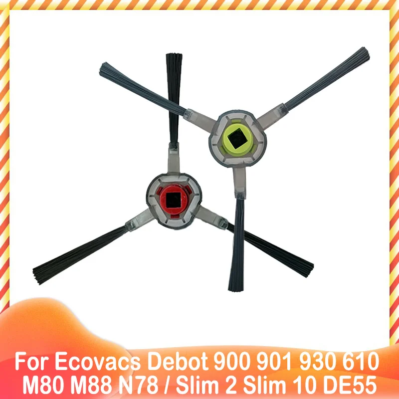 Ecovacs Debot 900 901 930 610 M80 M88 N78 / İnce 2 İnce 10 DE55 Robot Vakum Yan Fırça Süpürge Temizleyici Yedek