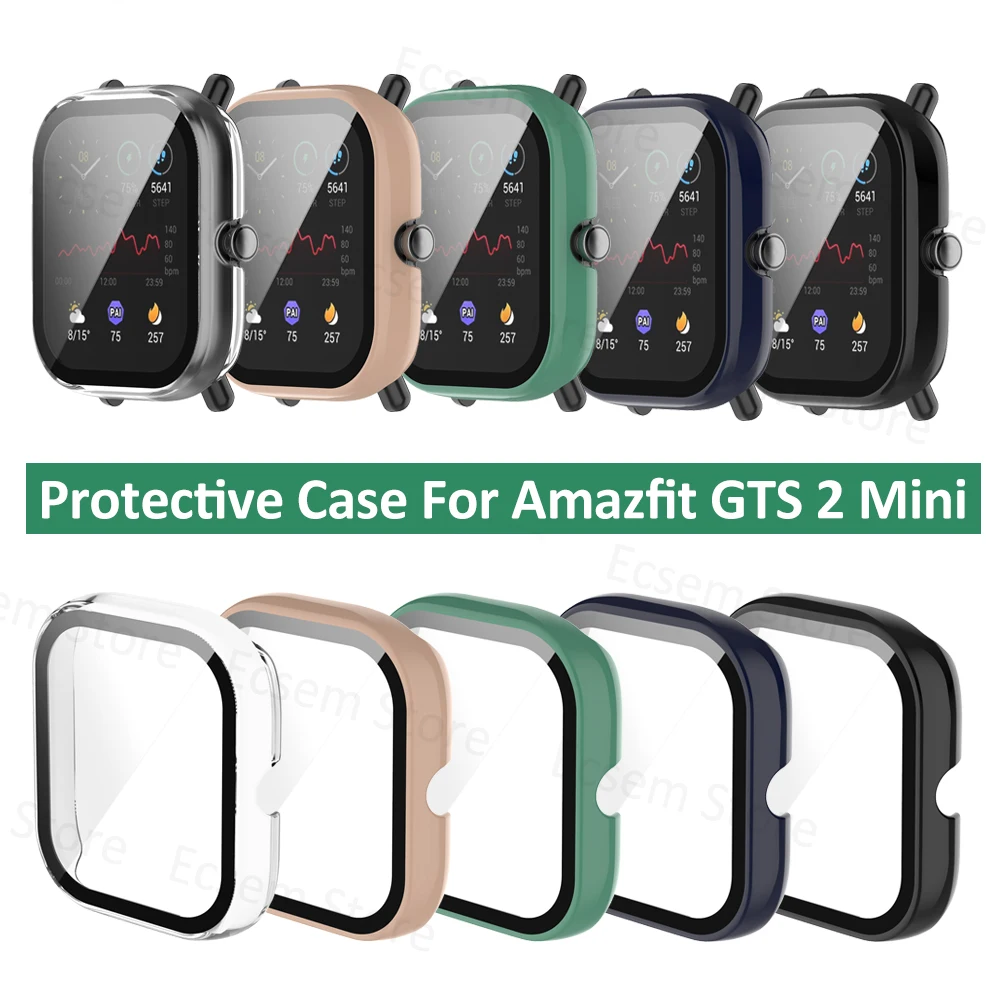 Koruyucu Kılıf Amazfit GTS 2 Mini akıllı saat aksesuarları koruyucu kapak amazfit GTS2 Mini anti şok kabuk kaplama
