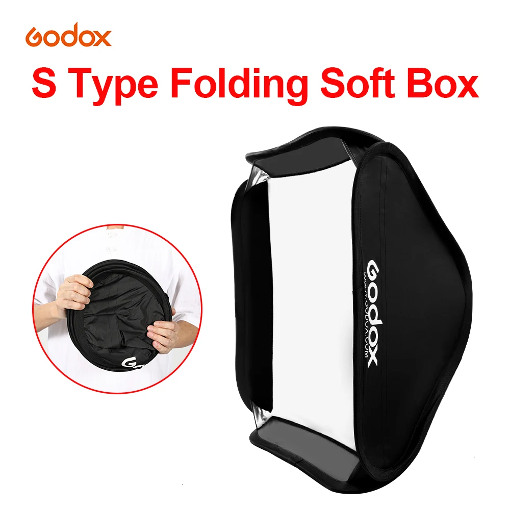 Godox Softbox Çanta fit Bowens Elinchrom Dağı Kamera Stüdyo Flaş için 50x50 cm