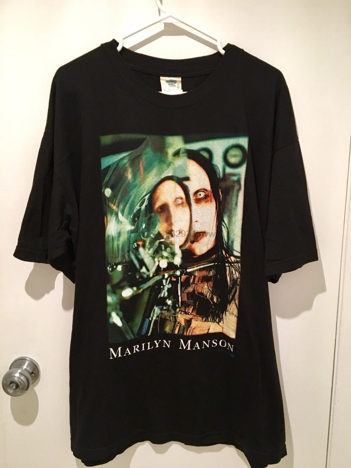 Vintage 1997 Marilyn Manson Güzel Insanlar T Gömlek ÇOK NADİR Sıcak Satış Kollu Boy Pamuk Erkekler T - Shirt üst tee