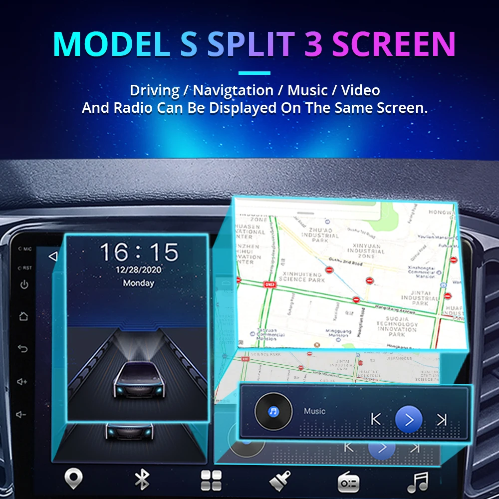 2DİN Android10.0 Araba Radyo Honda Odyssey 2005-2010 İçin otomobil radyosu Araba Stereo GPS Navigasyon Bluetooth Oynatıcı Carplay HİÇBİR 2DİN DVD Görüntü 1 