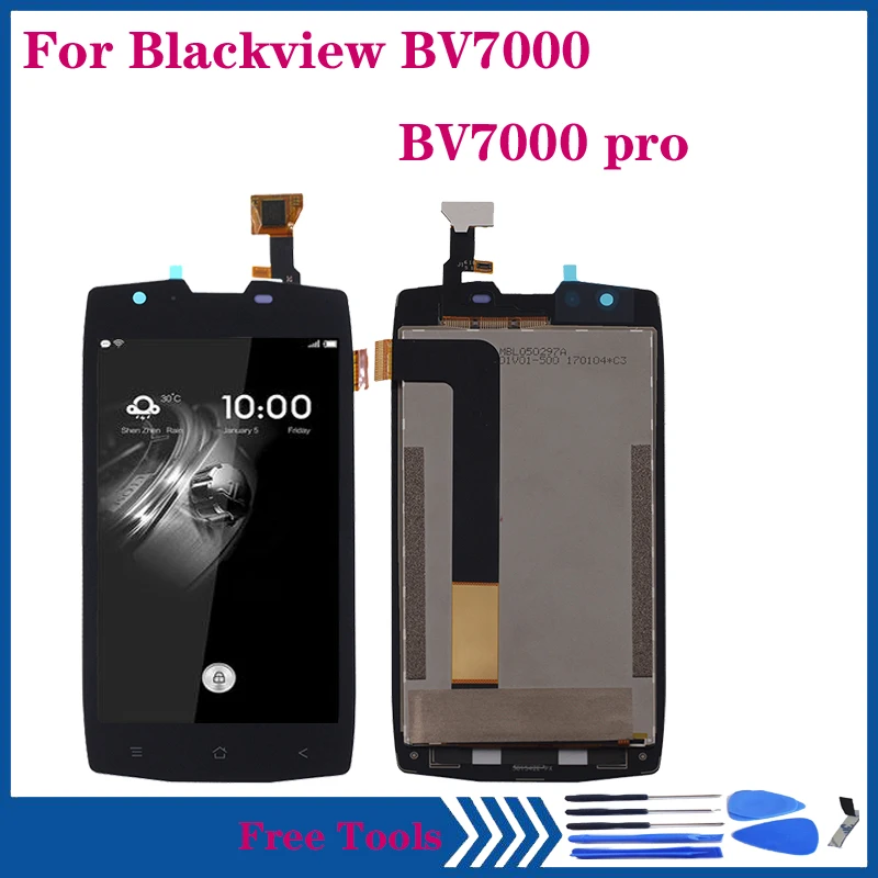 Orijinal Blackview BV7000 LCD ekran dokunmatik ekran digitizer Kiti Blackview BV7000 Pro BV 7000 LCD Telefon Aksesuarları
