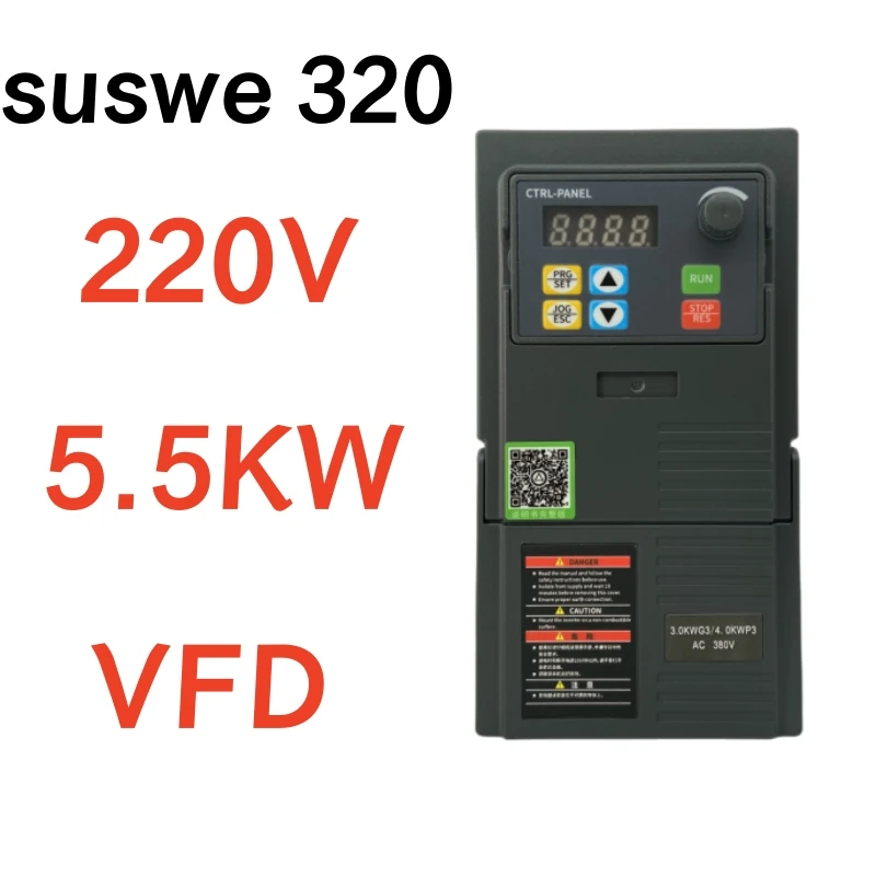 VFD İnvertör VFD Frekans Çevirici 4KW 5.5 kw 3P 220V Çıkış frekans dönüştürücü değişken frekanslı mekanizma SUSWE 360 Görüntü 0 