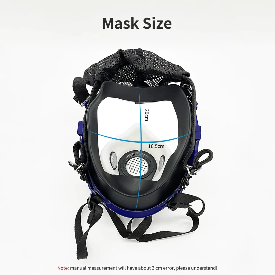 Boyama Gaz Maskesi Maskesi 6800 Karbon filtre kartuşu Büyük Görünüm Tam Koruyucu Ekran Kapşonlu Kimyasal Organik Gazlar Görüntü 1 