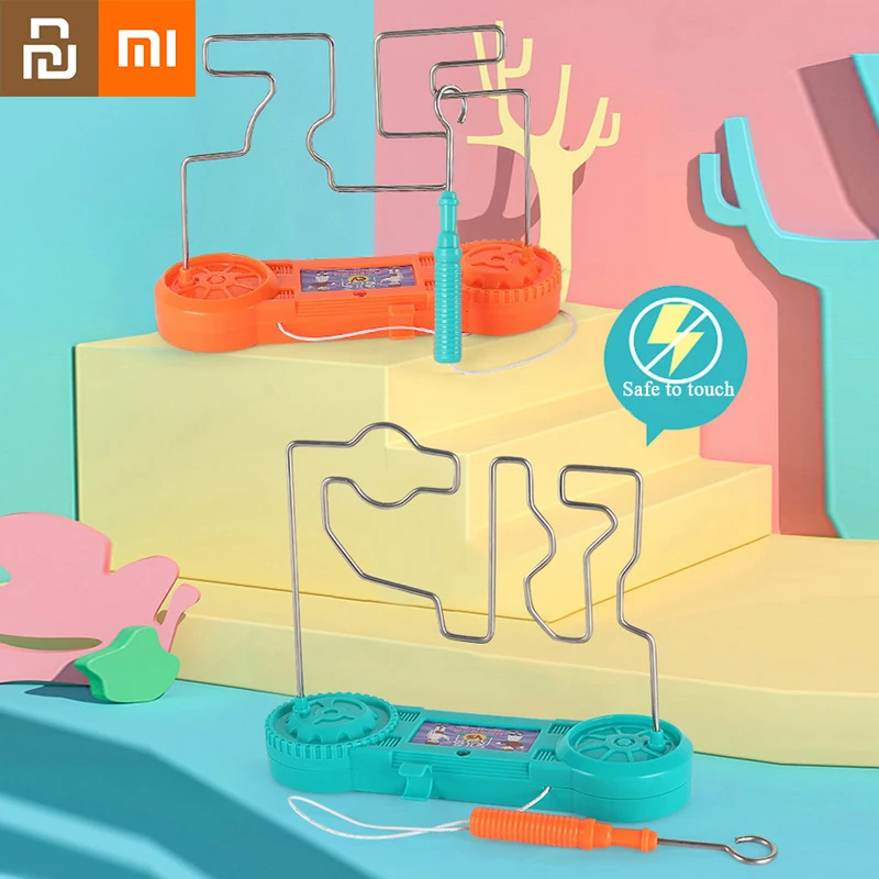 Xiaomi Çocuklar Çarpışma Elektrik Çarpması Oyuncak Elektrikli Dokunmatik Labirent Oyunu Parti Komik Oyun Bilim Deney Eğitim Oyuncaklar Hediye Youpin