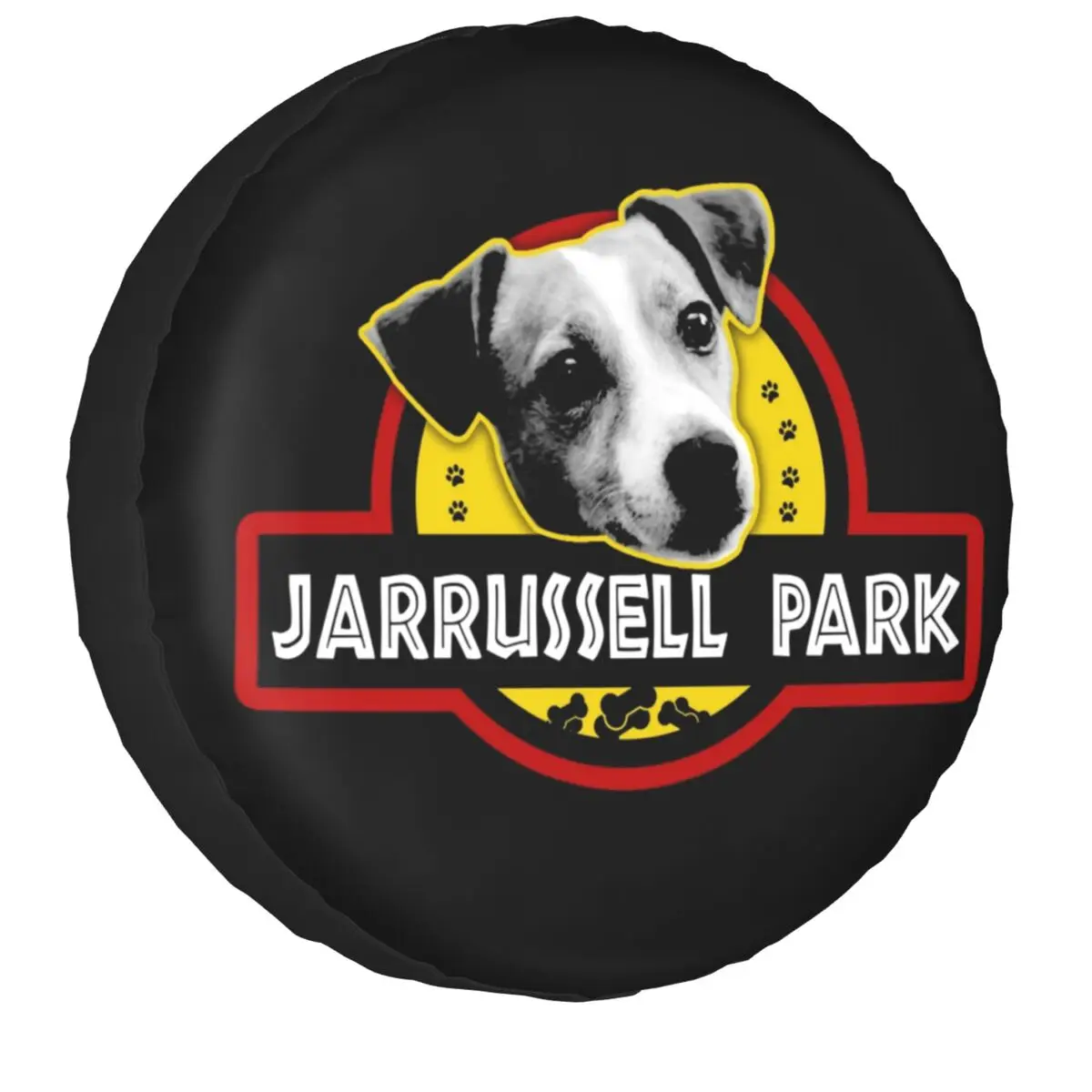 Jarrussell Park Jack Russell Terrier Köpek Stepne lastik kapak Kılıf Mitsubishi Pajero için Hayvan Araç Aksesuarları