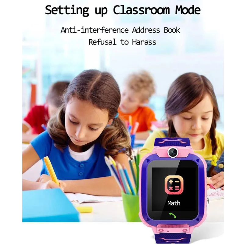 2022 akılı çocuk saati SOS Telefon İzle Smartwatch Sım Kart İle Çocuklar İçin Fotoğraf Su Geçirmez IP67 Çocuklar Hediye IOS Android İçin Görüntü 3 