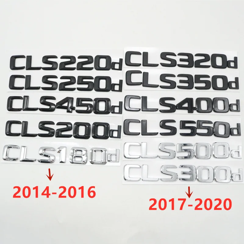 Mercedes Benz CLS Sınıfı 2014-2020 CLS180d CLS200d CLS220d CLS350d CLS450d CLS500d CLS550d Amblem Arka logo çıkartması