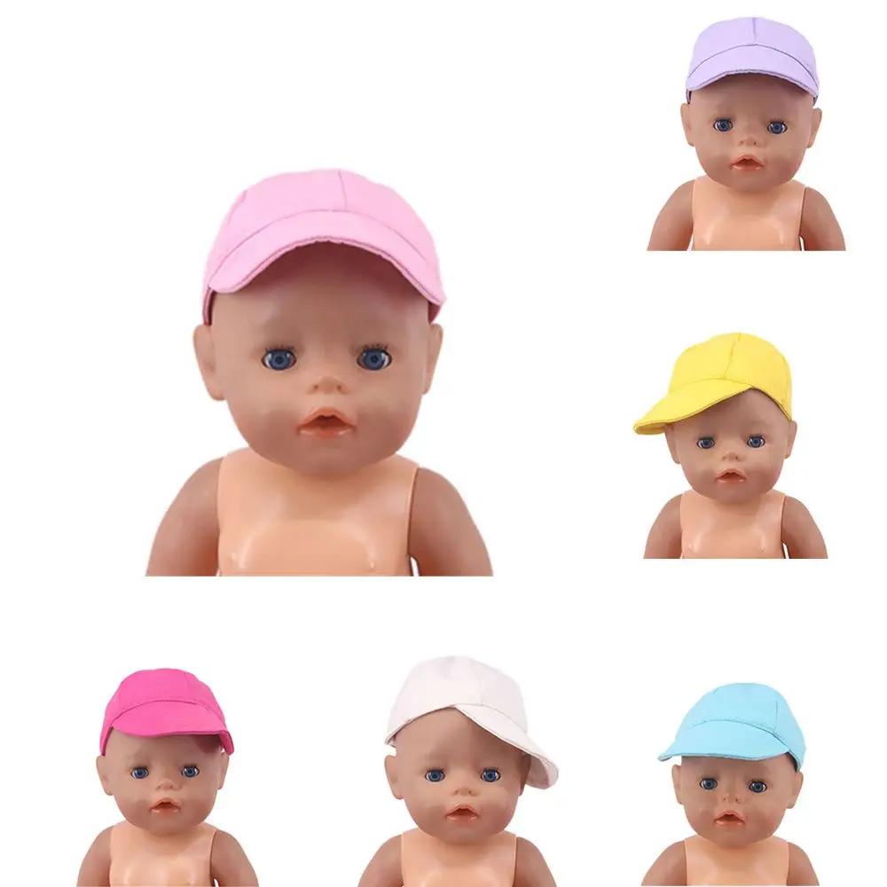 Beyzbol şapkası Spor güneş şapkası Bizim Nesil DIY Noel Kız Hediye Çocuk Oyuncakları İçin 18 İnç 40-43CM Bebek Bebek