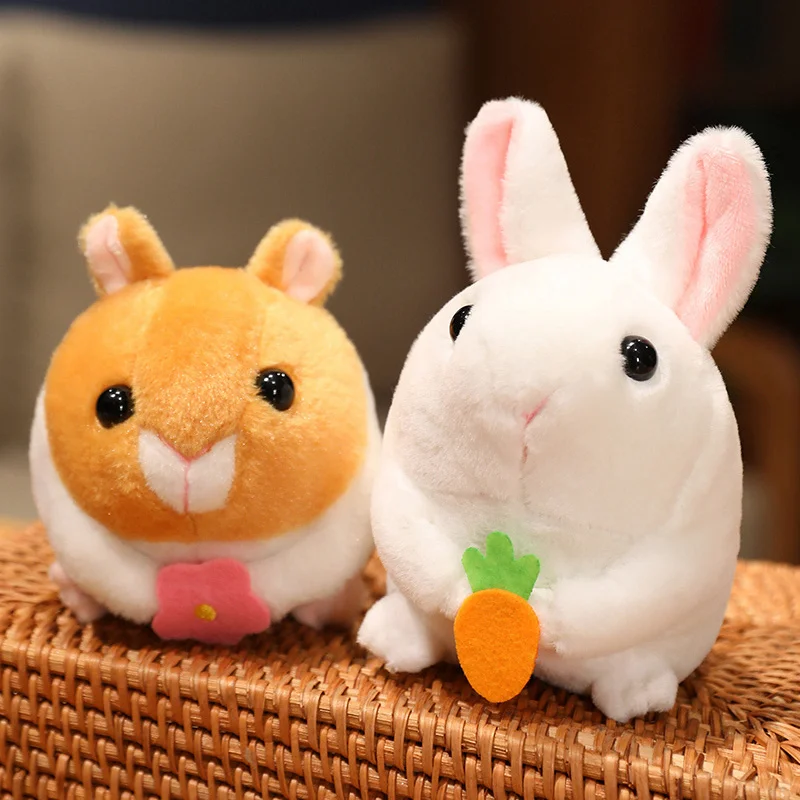 Kawaii Internet Ünlü Çekme Hattı Sallayarak Kuyruk Tavşan peluş oyuncak Tavşan Bebek Çekme Halatı Bebek Sevimli Bebek Kız Arkadaşı doğum günü hediyesi Görüntü 0 