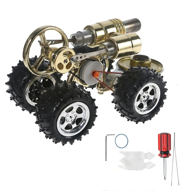Stirling motor Motor modeli ısı buhar eğitim DIY oyuncak hediye çocuk keşif için damla nakliye