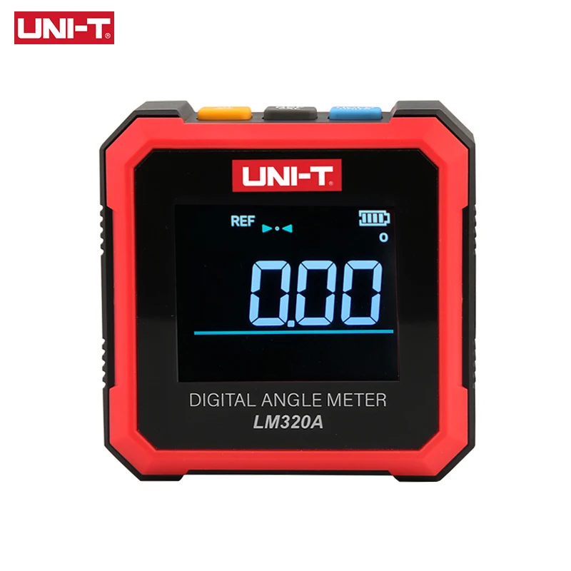 UNI-T LM320A LM320B elektronik açı ölçer Dijital İletki Manyetik İnklinometre Açı Test Cihazı Konik Kutusu Arka ışık Görüntü 0 