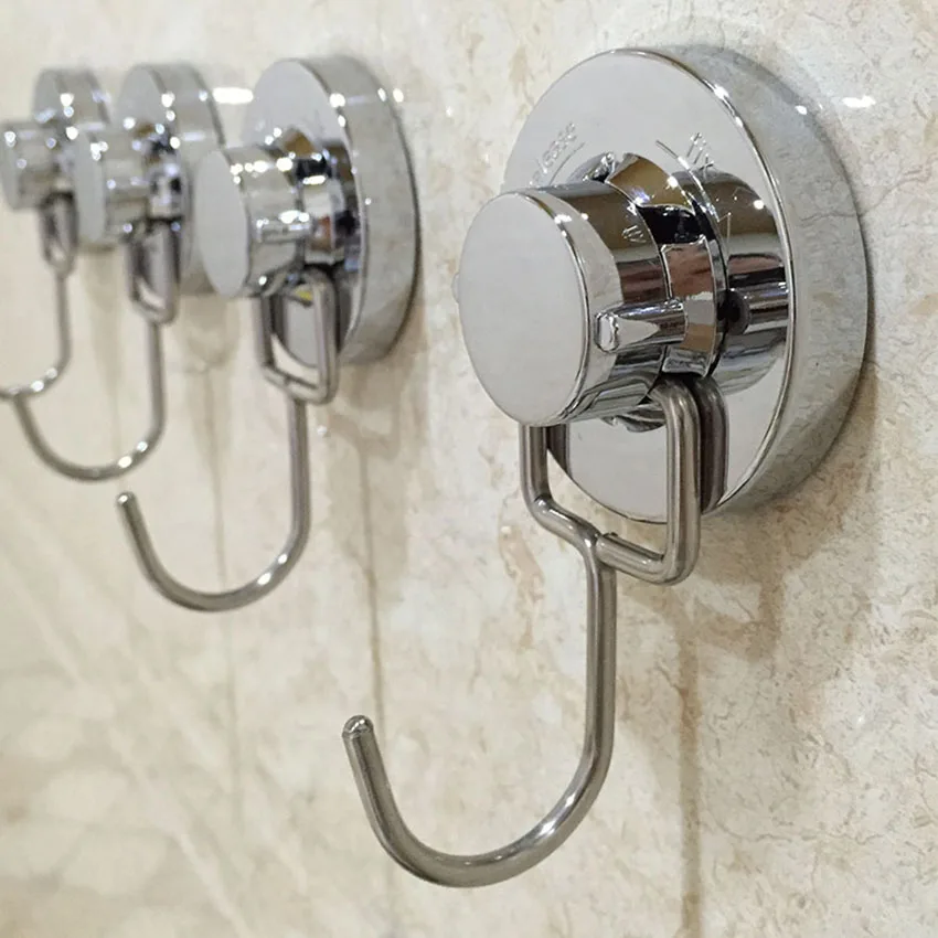 Çıkarılabilir Vakum Emme Kupası Enayi Paslanmaz Çelik Havlu Askı Duş Banyo Mutfak ABS+Duvar Kapı Tek Çift Üç Kanca