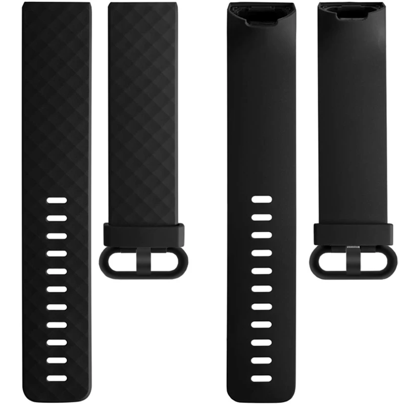 Silikon Bilek Kayışı Fitbit Şarj İçin 4 3 Akıllı Bant Bilezik Fit bit Charge3 Charge4 İzle deri kemer Bileklik Askısı Görüntü 4 