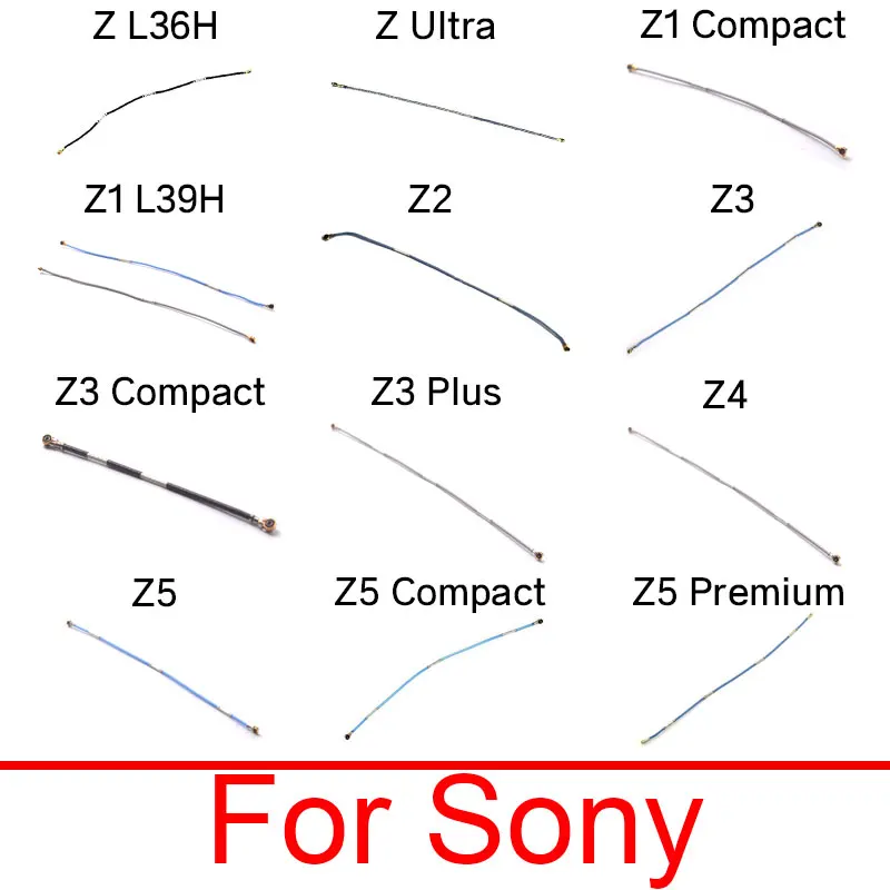Anten Sinyal Flex Kablo Sony Xperia Z Için L36H Ultra Z1 L39H Z2 Z3 Z4 Z5 Artı Kompakt Premium Wifi Tel Şerit Anten Direği