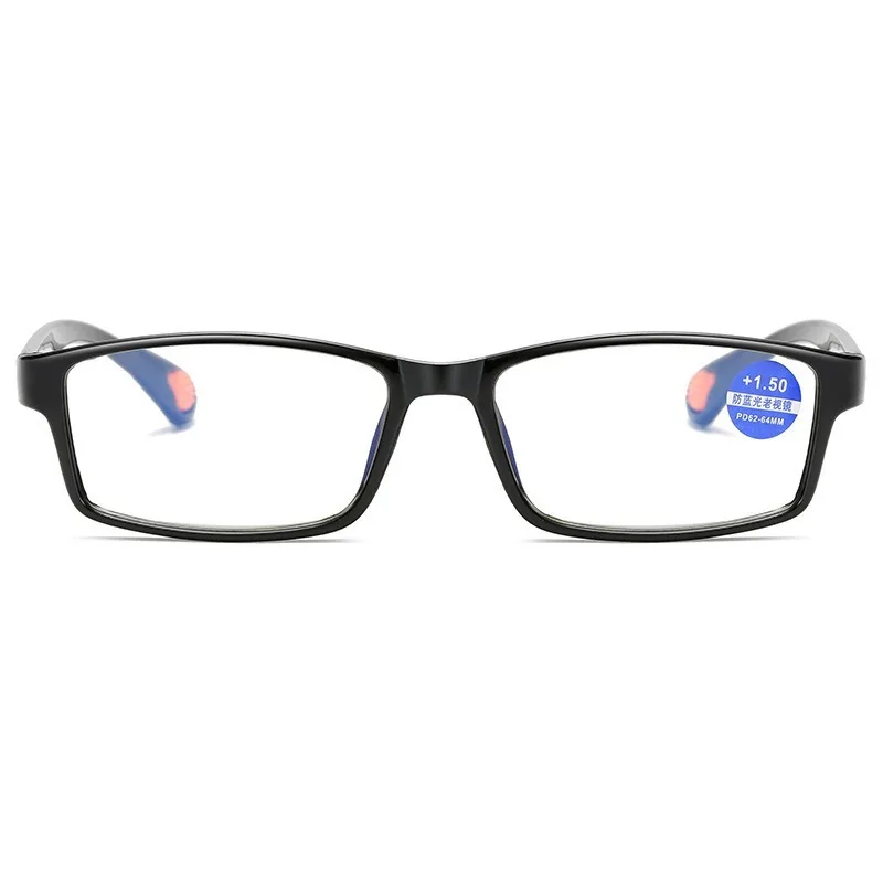 Kadın erkek Ultralight Anti mavi okuma gözlüğü Anti mavi ışık presbiyopik gözlük hipermetrop gözlük+1.5+2+2.5+3+3.5 4