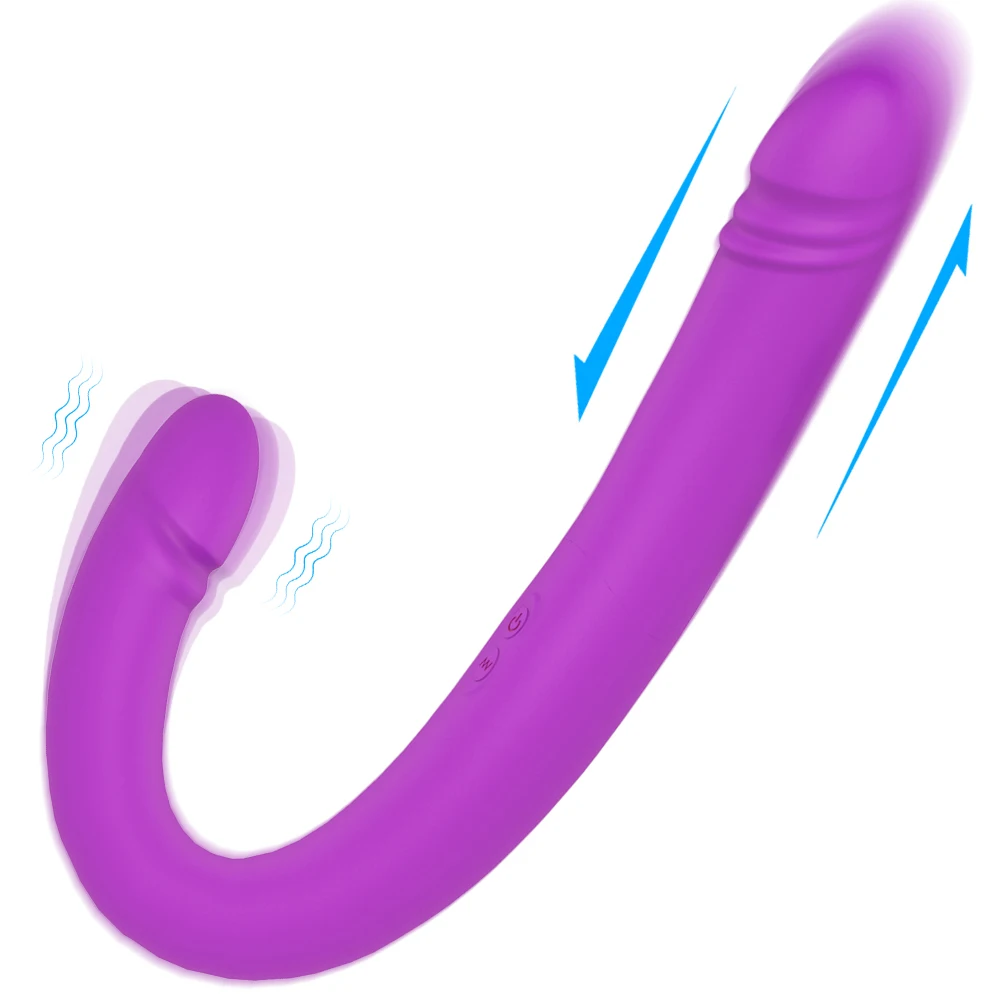 Straplez Strapon Vibratörler Çiftler için Süper Büyük Yapay Penis Çift Penetrasyon Vibratör Erotik Oyuncaklar Seks Shop Çift Vibratörler