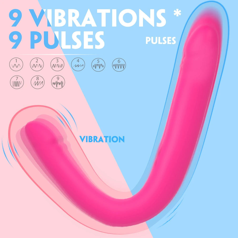 Straplez Strapon Vibratörler Çiftler için Süper Büyük Yapay Penis Çift Penetrasyon Vibratör Erotik Oyuncaklar Seks Shop Çift Vibratörler Görüntü 1 