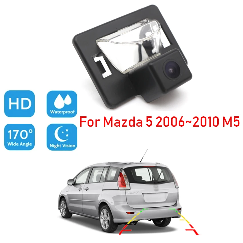 HD Su Geçirmez Araba yedekleme Dikiz Ters Park kablosuz kamera Park Yardımı Mazda 5 2006 2007 2008 2009 2010 İçin M5 Görüntü 0 