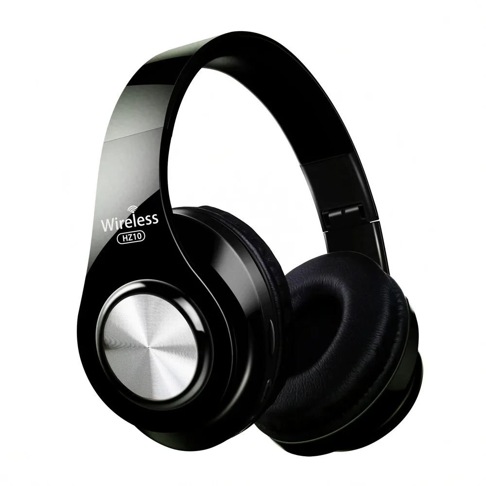 Tourya HZ10 kablosuz kulaklıklar Aşırı Kulak Bluetooth Kulaklık Katlanabilir Kulaklık Ayarlanabilir Kulaklık TV Cep Telefonu PC İçin Mic İle
