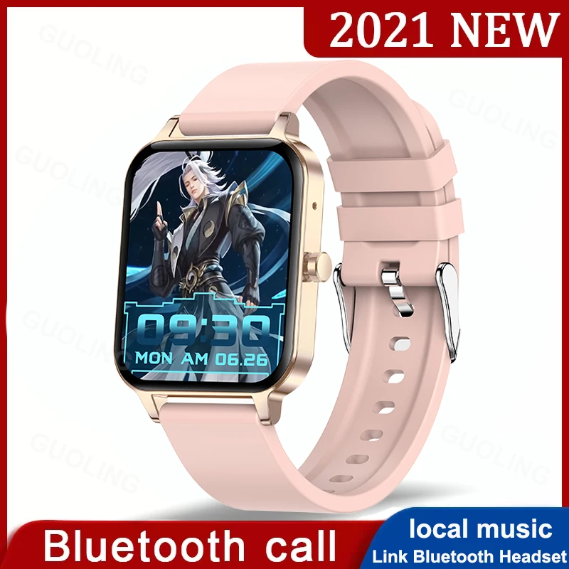 2021 akıllı saat Erkekler Kadınlar Bluetooth Çağrı Özel Arama MP3 Müzik Çalar Smartwatch Bağlantı TWS Bluetooth kulaklık Spor Spor İzle Görüntü 0 