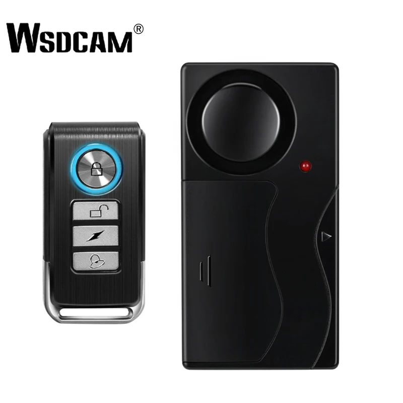 WSDCAM Bisiklet Alarm Kapı Pencere Güvenlik Kablosuz Kapı Titreşim Sensörü Alarm hırsız güvenlik alarmı Anti Kayıp Hatırlatma