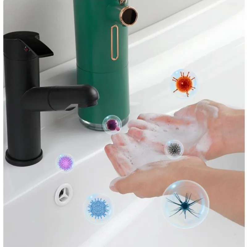 Karikatür Sevimli Kaktüs Fotoselli Sıvı Sabunluk Akıllı Sensör Eller Serbest Otomatik Sabunluk Pompası Banyo Mutfak İçin