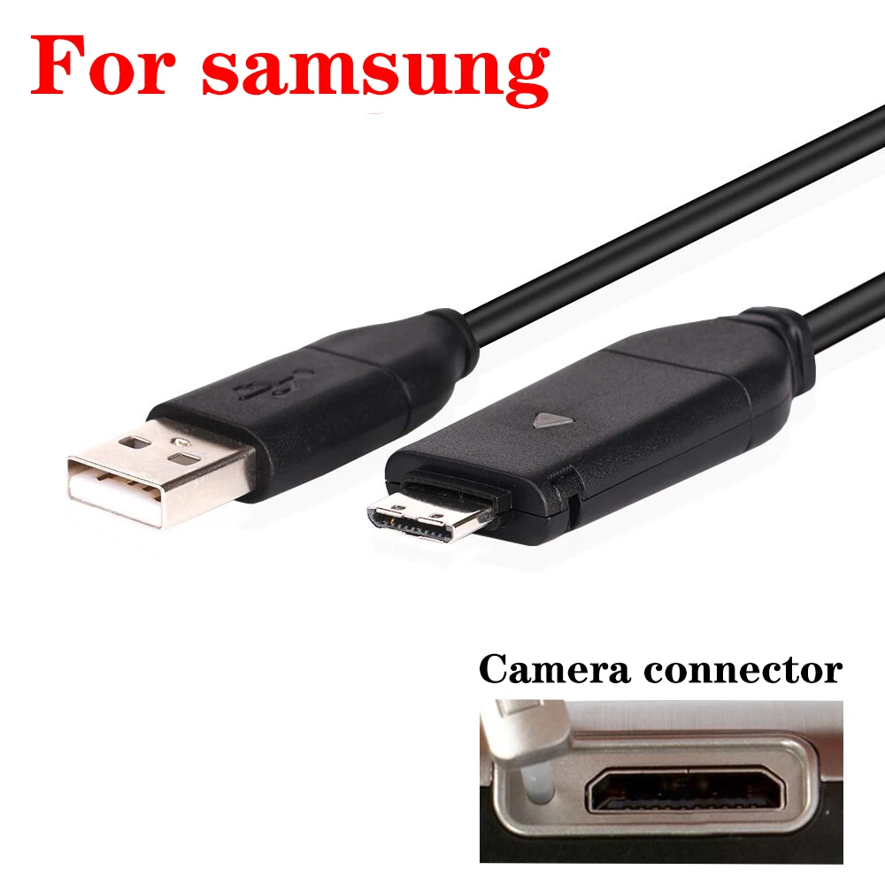 SUC - C3 kamera veri kabloları Samsung için şarj kablosu ES55 ES75 PL120 PL150 ST200 PL10 20 50 51 pl120/150/80/60 usb kablosu