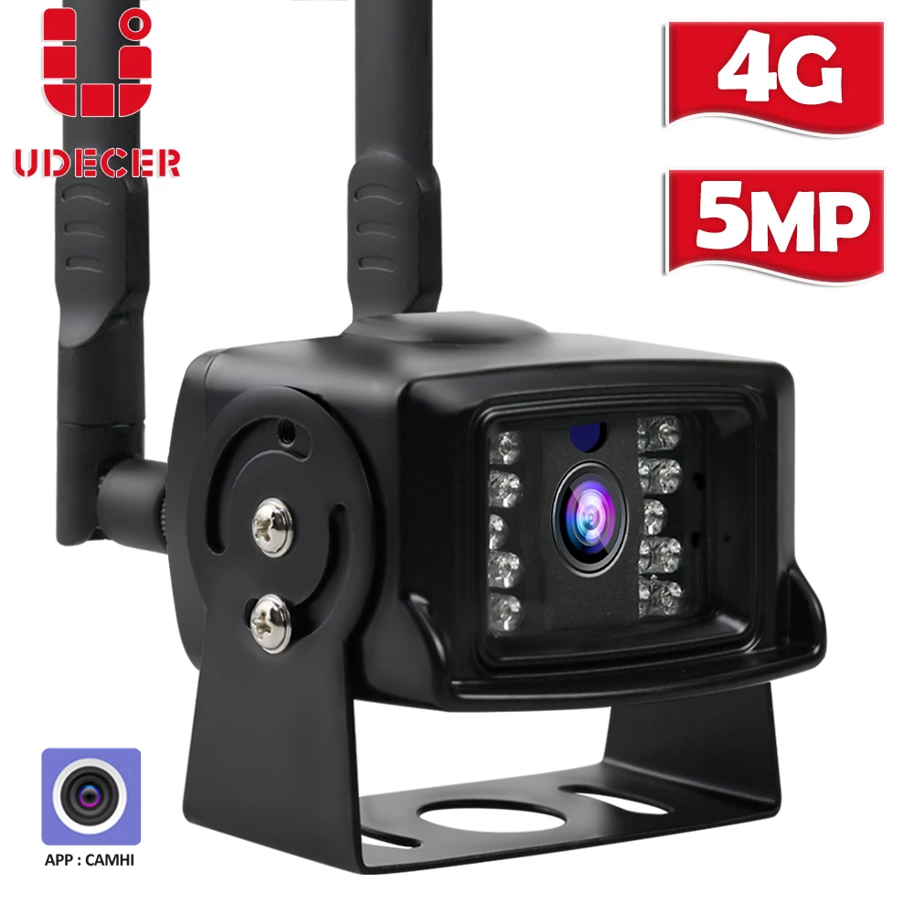 5MP 1080P hd ip kamera 4G SIM Kart Araba Kamera Açık WiFi Kablosuz Güvenlik Kamera Metal Kabuk CCTV Gözetim P2P Camhi APP