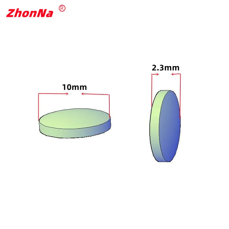 Diameter10mm Yüksek QualityLaser odaklanan lens Odak Uzaklığı F40mmThickness 2.3 mm DİYOptical Kondenser Opti Küresel Cam Lens1P