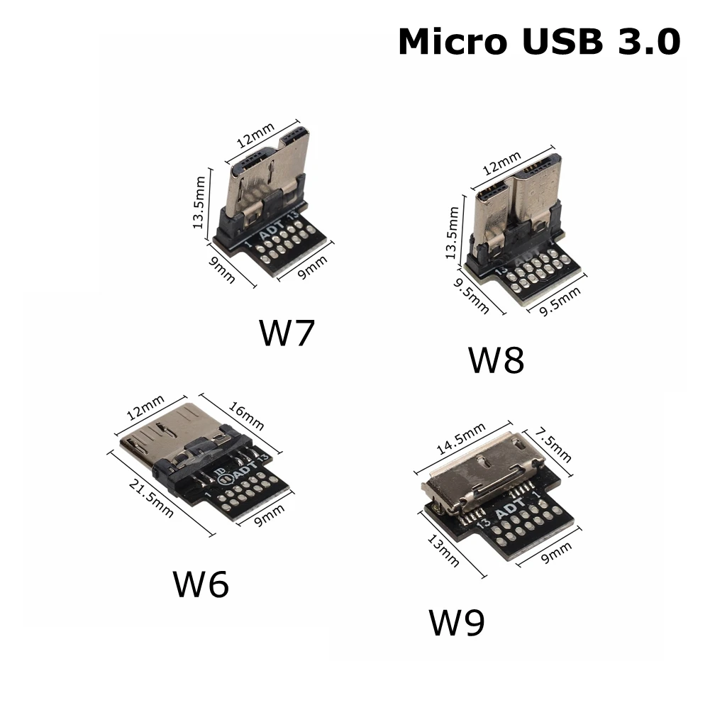 ADT DIY USB 2.0 3.0 Mikro B 3.1 Tip-C FPV Konnektör Adaptörü USB C Düz Esnek FFC Uzatma Kablosu El Gimbal Monitör Görüntü 3 