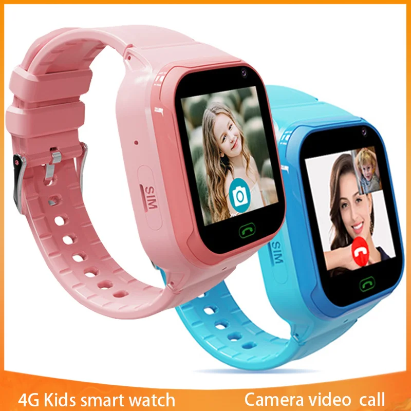 Xİaomi Mijia 4G Çocuklar Akıllı İzle Çocuk Smartwatch Tracker Telefon SIM Kart Gerçek Zamanlı Konum Kamera Video Çağrı SOS WIFI Bant