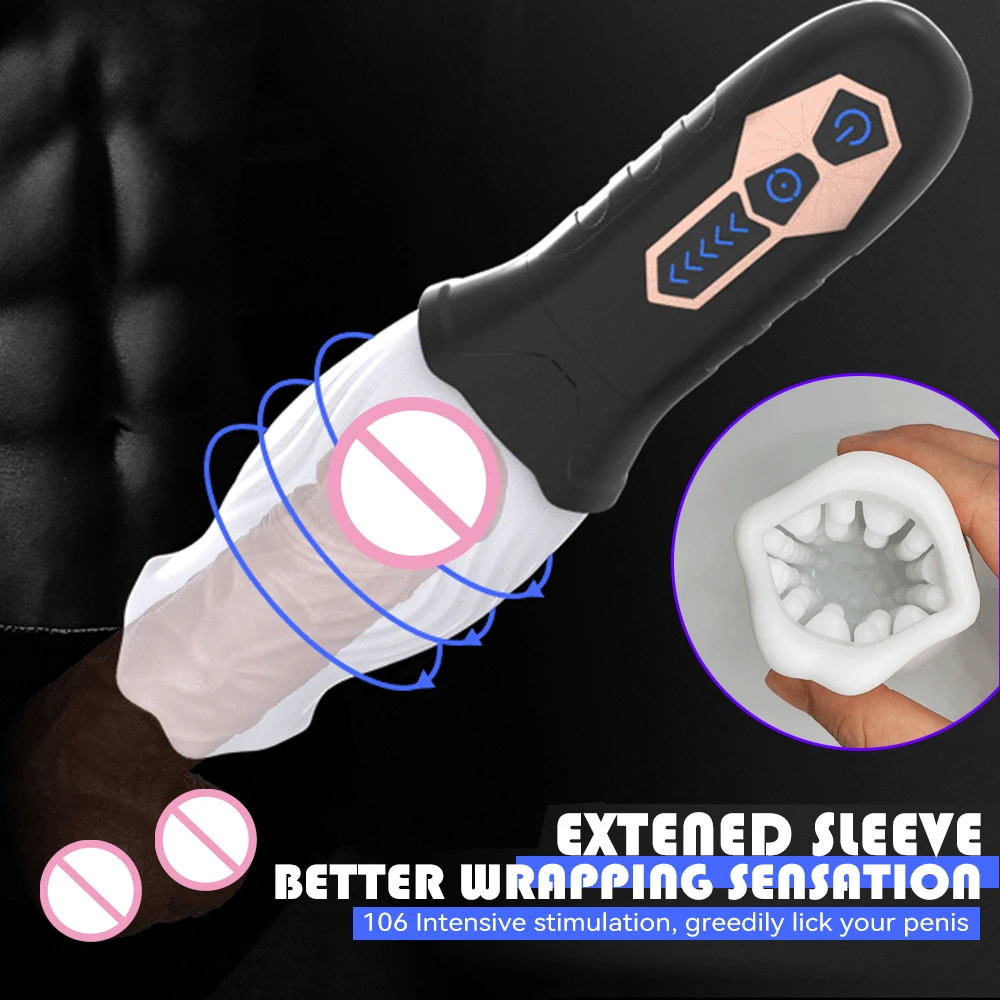 2022 Otomatik Erkek Masturbator Titreşim Oral Seks Emme Makinesi Silikon Vajina mastürbasyon kupası Seks Oyuncakları Yetişkin Ürünleri Erkekler için Görüntü 3 