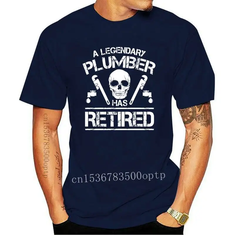 2022 Yeni Emekli Tesisatçı Komik Sıhhi Tesisat Şaka Pun Emeklilik Hediye T Shirt Erkek T Shirt Kadın Görüntü 0 