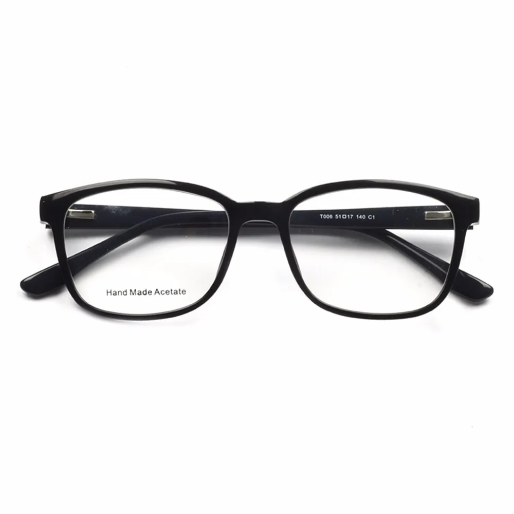 YOUTOP Yeni Varış kadın Miyopi gözlük Asetat gözlük gözlük çerçeveleri erkek Moda Gözlük T006 Görüntü 2 
