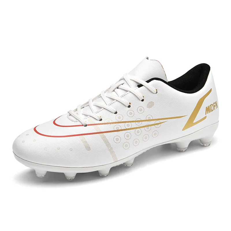 Erkek futbol ayakkabıları Ultra Hafif TF / FG futbol kramponları Yumuşak Cleats Açık Spor Footwears Nefes Çim Eğitim Sneakers